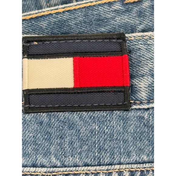 Tommy Hilfiger Vintage Women's Blue Denim Mini Skirt Size 11 Jean‎ Skirt - Picture 10 of 10